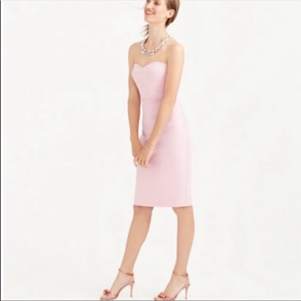 J Crew Dress in Faille Pink size 20